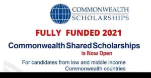 Commonwealth Shared Fully Funded | Scholarships UK 2021