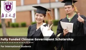 Nanjing University Scholarships