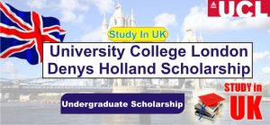 Denys Holland Scholarship in the UK 2021-22